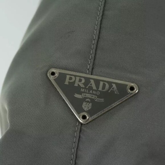 PRADA Shoulder Bag Nylon Khaki Auth - Picture 3 of 16